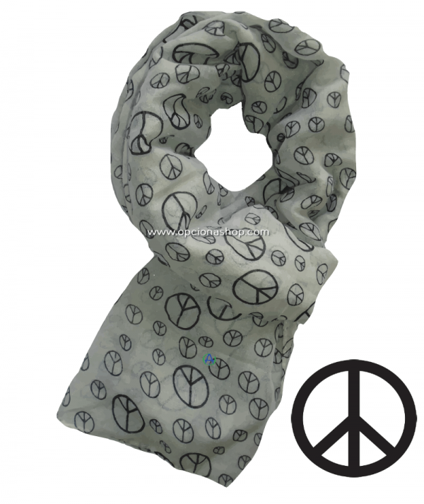 Pashmina signo de paz
