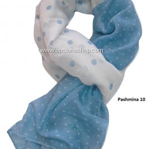 Pashmina estampado de puntos