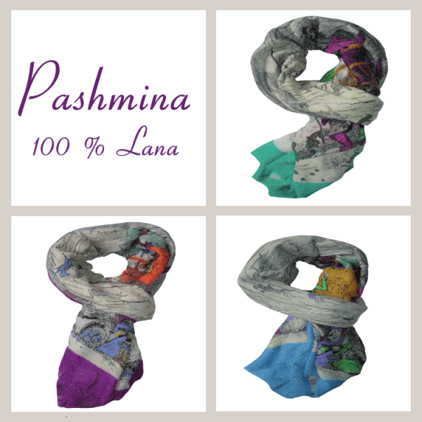 pashmina de lana