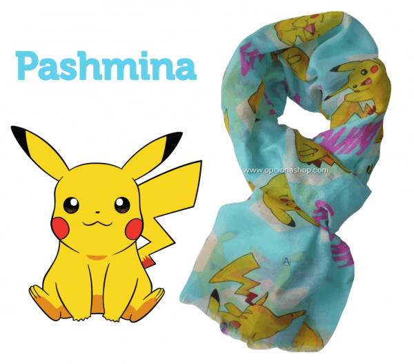Nueva Pashmina Pikachu pokémon