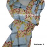 Pashmina rombos floreados