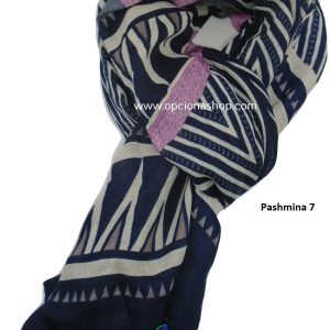 Pashmina estampado de triángulos