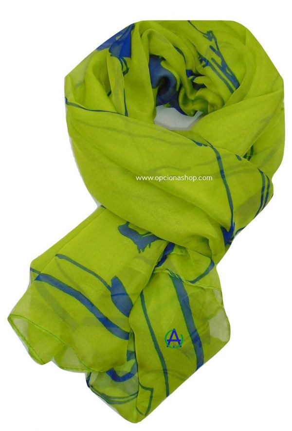 Pashmina chanel fluorescente