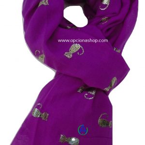 Pashmina gatos estampados