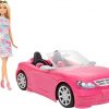 Barbie y carro convertible