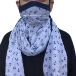 Pashmina cubreboca anclas
