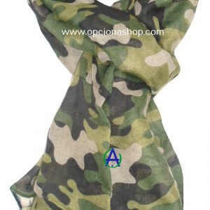 Pashmina camuflaje militar