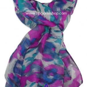 Pashmina estampado difuminado
