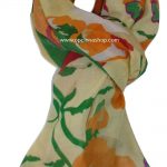 Pashmina guía de flores