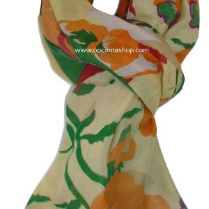 Pashmina guía de flores