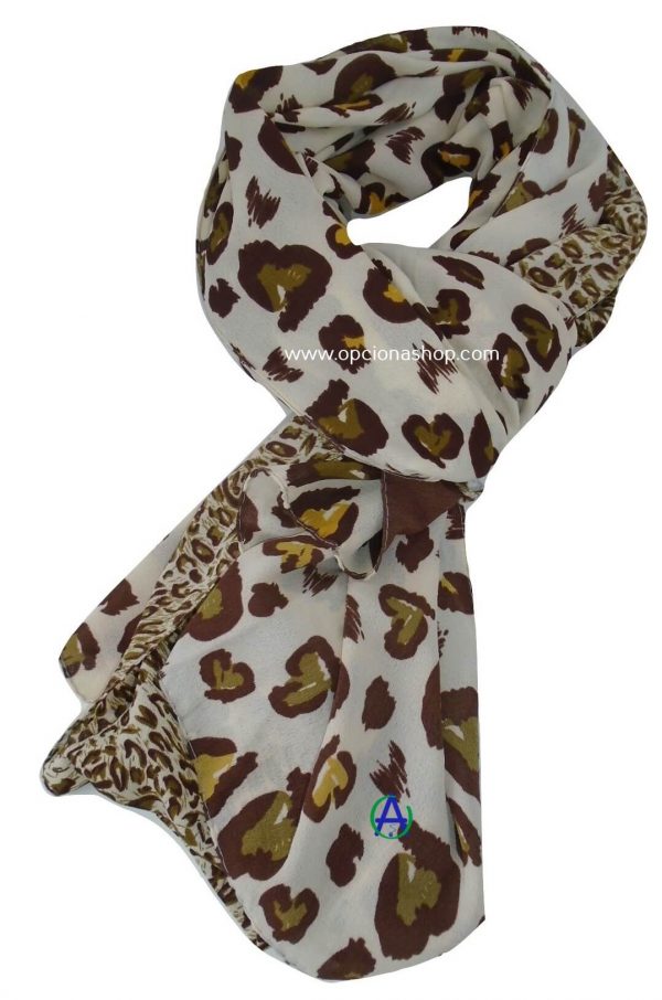 Pashmina animal print jirafa