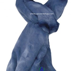 Pashmina difuminado azul