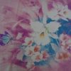 Pashmina mariposa en flores