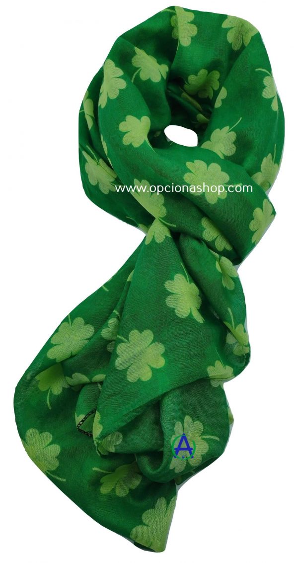 Pashmina trébol 4 hojas