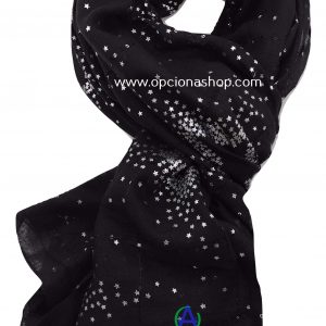 Pashmina estrellas estampadas