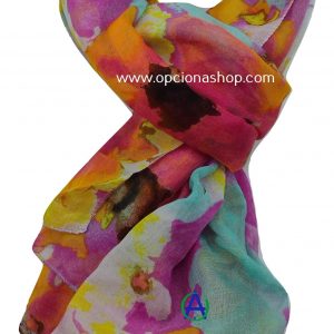 Pashmina flores con manchas