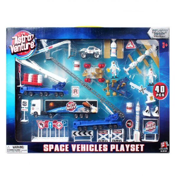 Space vehicles playset
