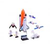 Space shuttle with rocket
