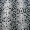 Pashmina Animal Print gris con negro