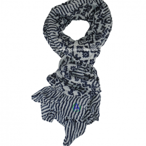 Pashmina Grecas En Azul