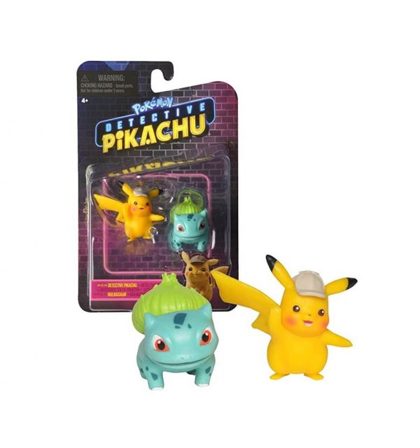 Pikachu y Bukbasaur Pokémon
