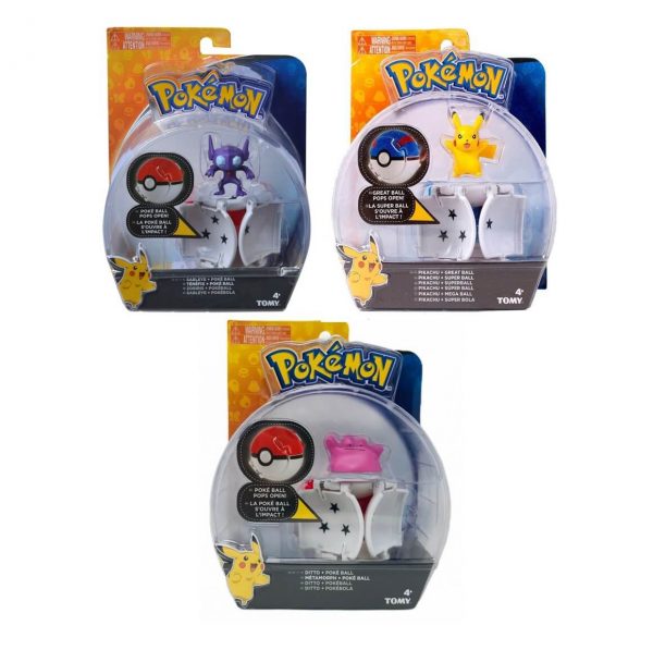Pikachu Sableye Ditto Pokebola