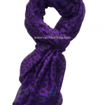 Pashmina Animal Print Morada