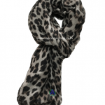 Pashmina Animal Print Difuminado Café