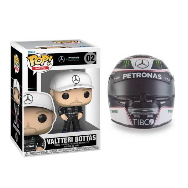 Funko Pop y Casco Valtteri Bottas