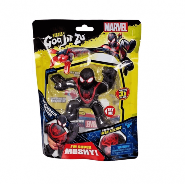 Black Spiderman Goo Jit Zu