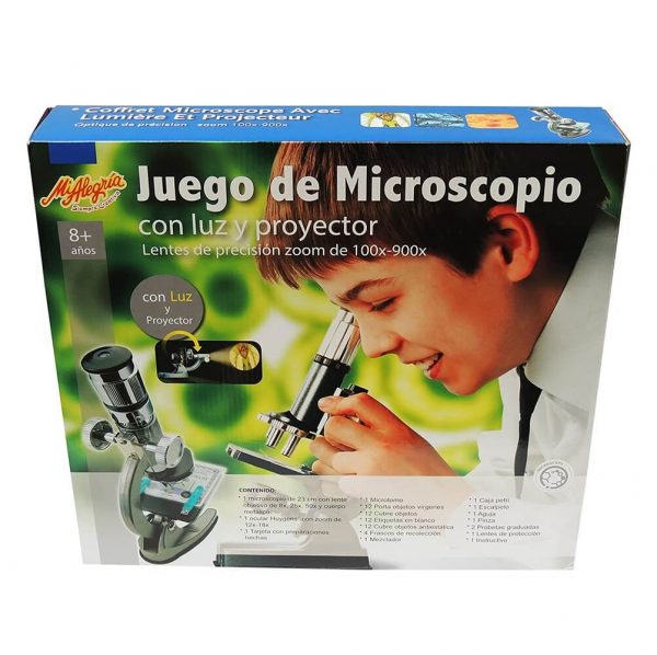 Microscopio Con Luz Y Proyector