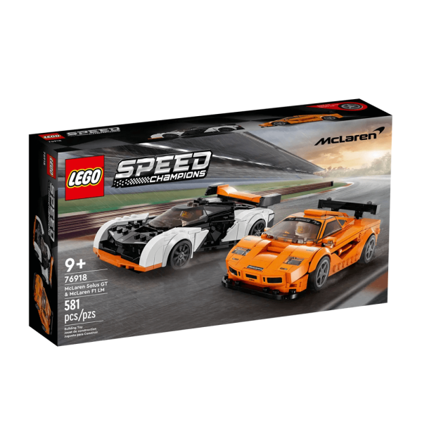 McLaren Solus GT y McLaren F1 LM Lego Speed Champions