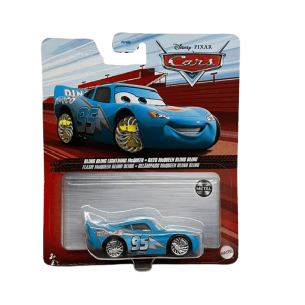 Relámpago McQueen Bling Bling Carro De Metal