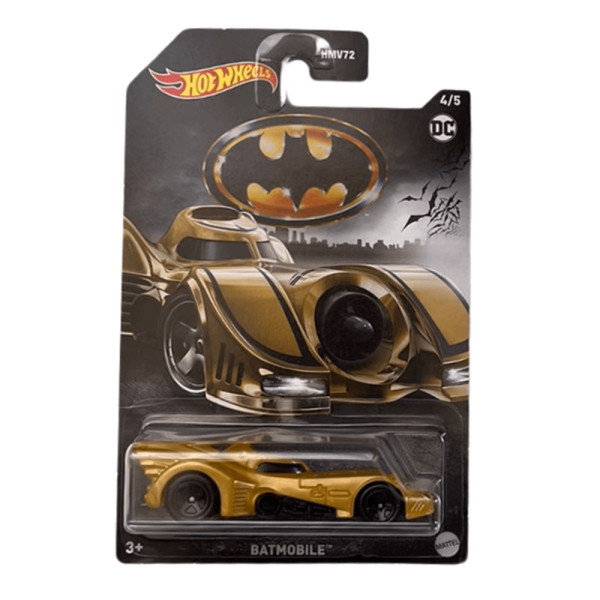 Batmobile Batman Gold Hot Wheels