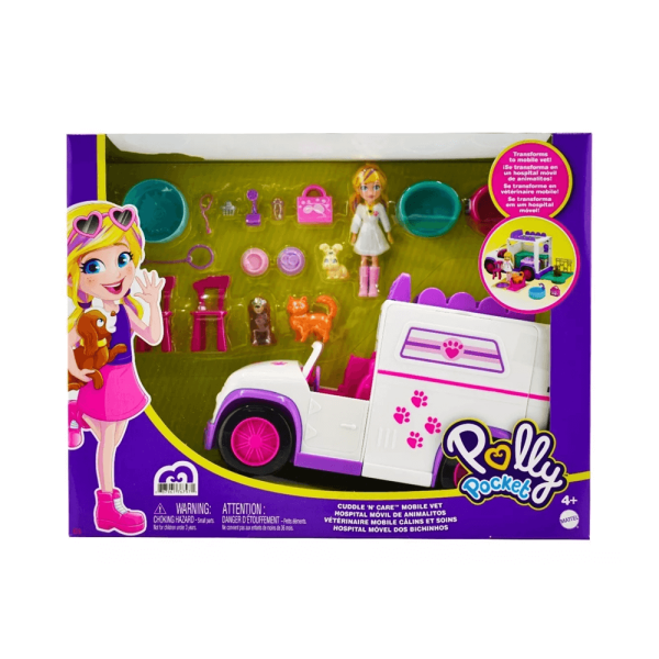 Hospital Móvil de Animalitos Polly Pocket.
