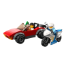 Moto de Policía y Coche a la Fuga Lego