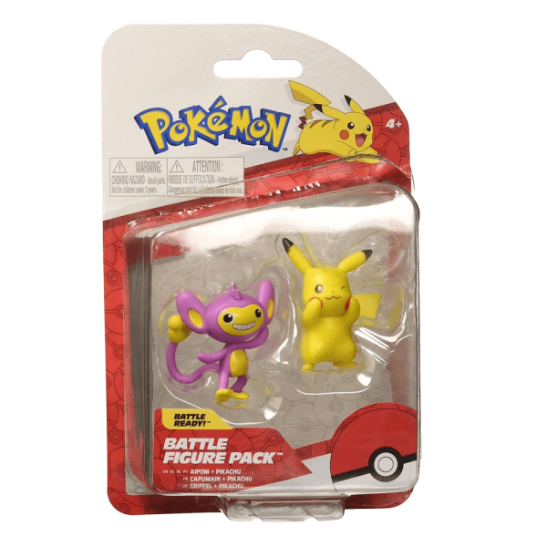 Battle Figure Pack Aipom + Pikachu