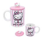 Taza Hello Kitty Con Tapa