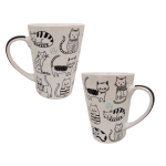 Taza Con Gatos Animados