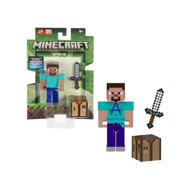 Minecraft Steve Incluye Mesa