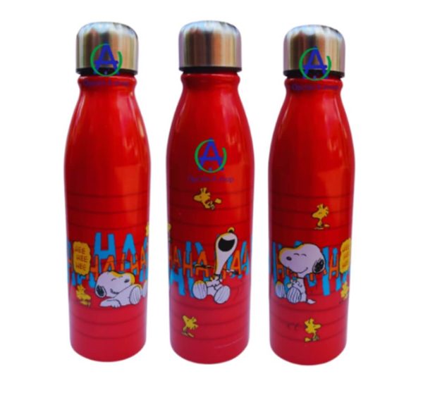 Botella De Aluminio Snoopy Y Woodstock