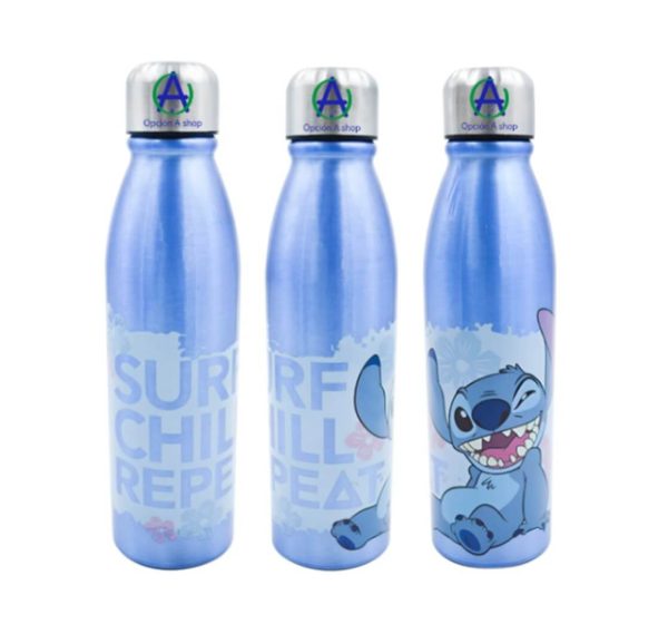 Botella De Aluminio Stitch