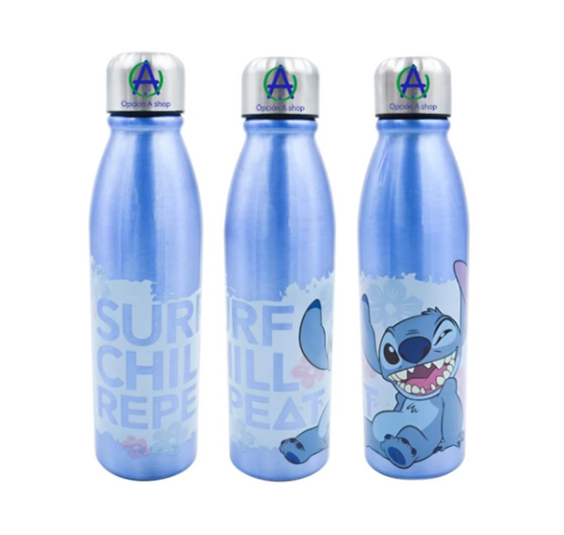 Botella De Aluminio Stitch