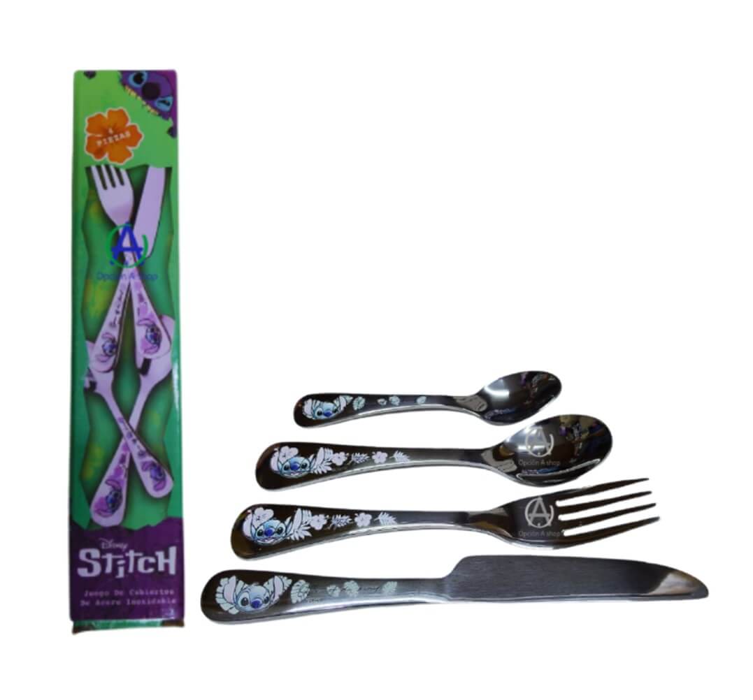 Cubiertos Stitch Acero Inoxidable