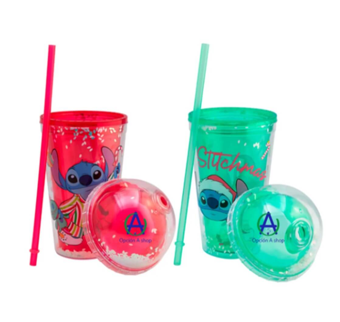 Vaso Stitch Navidad