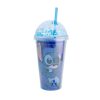 Stitch Vaso Doble Pared Con Domo Y Popote
