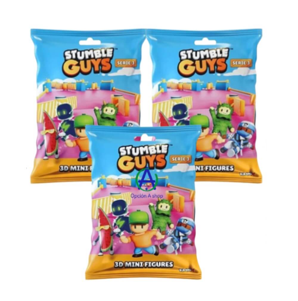 Set 3 Figuras Stumble Guys