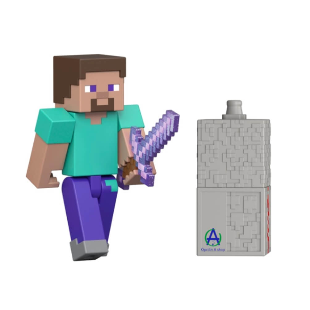 Minecraft Steve Redstone Charged