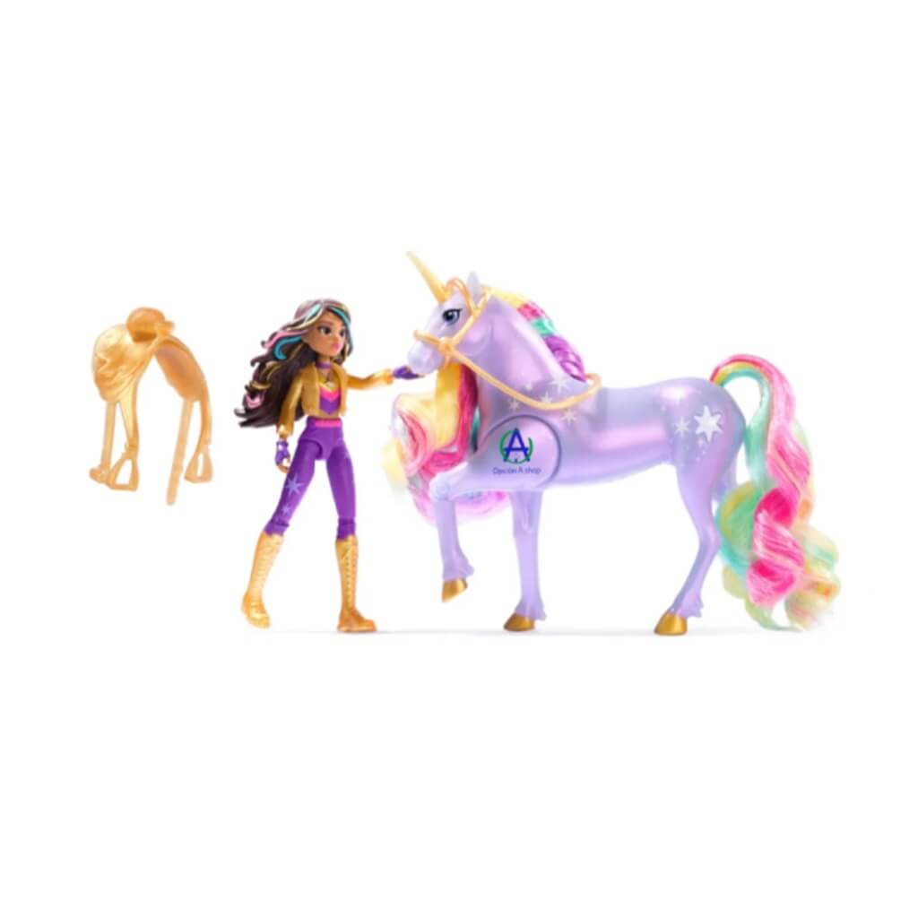 Muñeca Sophia Y Unicornio Light Magic Wildstar